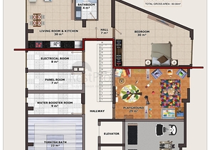 بالاقساط وبدون فوائد - مجمع سكني قيد الانشاء - جانب البحر - في مهموتلار / الانيا 
