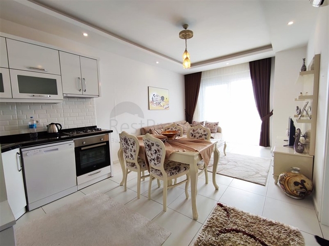 شقة غرفة وصالة - مفروشة - ضمن مجمع سكني - في مهموتلار / الانيا 