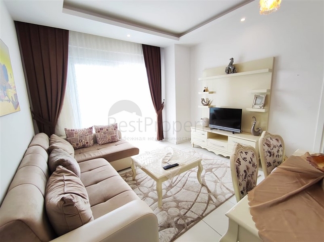 شقة غرفة وصالة - مفروشة - ضمن مجمع سكني - في مهموتلار / الانيا 