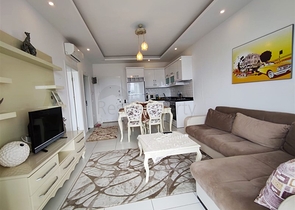 شقة غرفة وصالة - مفروشة - ضمن مجمع سكني - في مهموتلار / الانيا 