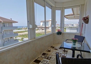 اطلالة بحر وبسعر مميز - شقة 2 غرفة وصالة - في مهموتلار / الانيا 