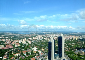 في قمة اشهر ابراج اسطنبول - بنتهاوس فاخرة جدا . 