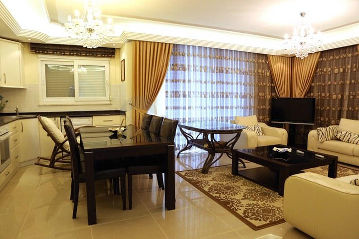 منطقة حيوية - شقة مفروشة غرفتين وصالة - اوبا / الانيا 