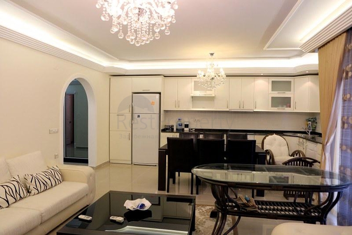 منطقة حيوية - شقة مفروشة غرفتين وصالة - اوبا / الانيا 