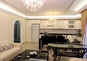 منطقة حيوية - شقة مفروشة غرفتين وصالة - اوبا / الانيا 