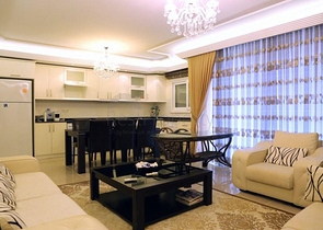 منطقة حيوية - شقة مفروشة غرفتين وصالة - اوبا / الانيا 