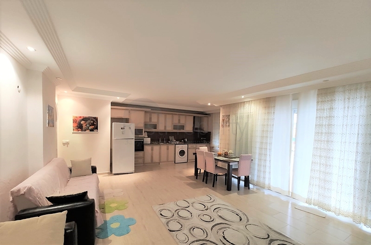 شقة عائلية - غرفتين وصالة - ضمن مجمع سكني - مهموتلار / الانيا 