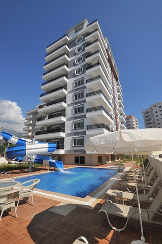 مجمع فاخر / شقة غرفتين وصالة / مهموتلار / الانيا 