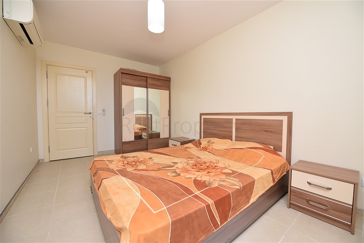 شقة غرفتين وصالة مع حديقة - ضمن مجمع سكني / كوناكليه / الانيا 