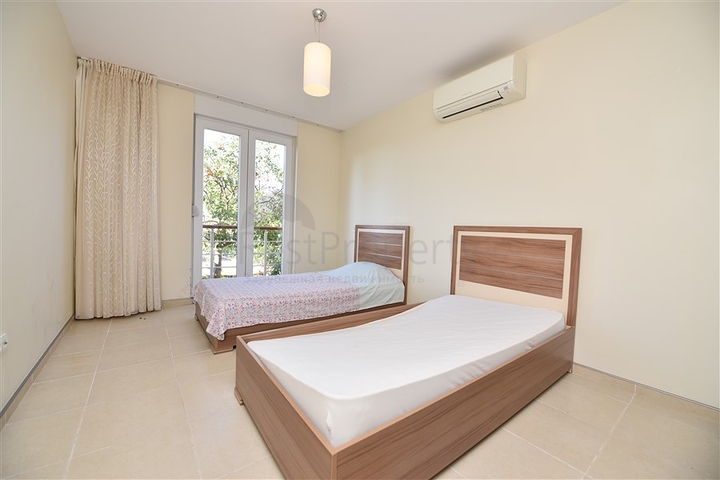 شقة غرفتين وصالة مع حديقة - ضمن مجمع سكني / كوناكليه / الانيا 