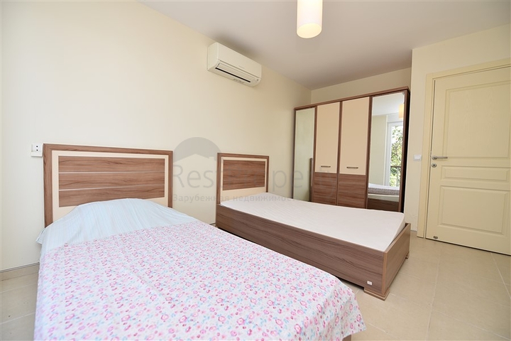 شقة غرفتين وصالة مع حديقة - ضمن مجمع سكني / كوناكليه / الانيا 