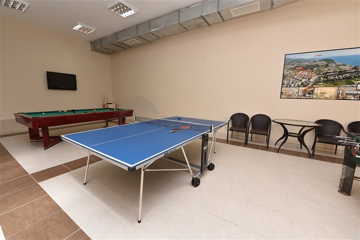 شقة غرفتين وصالة مع حديقة - ضمن مجمع سكني / كوناكليه / الانيا 