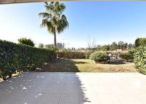 شقة غرفتين وصالة مع حديقة - ضمن مجمع سكني / كوناكليه / الانيا 