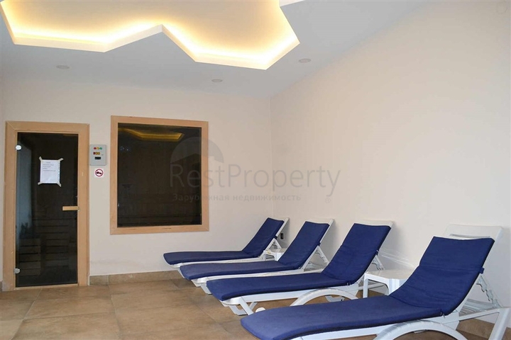 اطلالة بحر مباشرة - مجمع فاخر - غرفتين وصالة مفروشة / مهموتلار / الانيا 