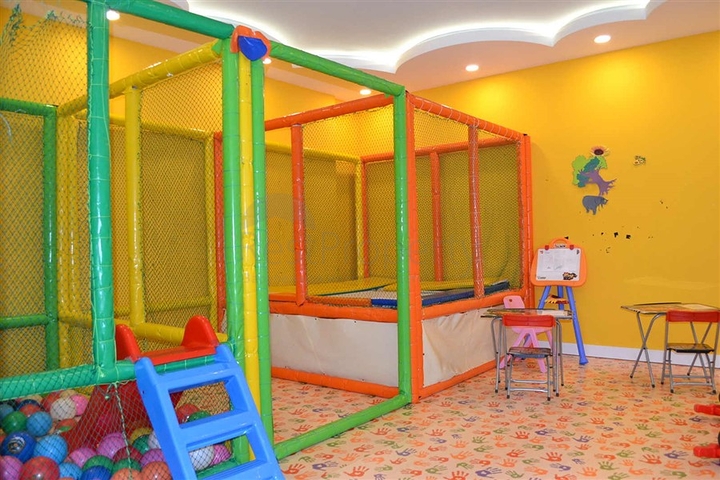 اطلالة بحر مباشرة - مجمع فاخر - غرفتين وصالة مفروشة / مهموتلار / الانيا 