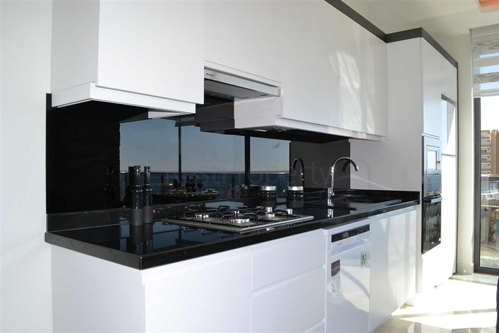 اطلالة بحر مباشرة - مجمع فاخر - غرفتين وصالة مفروشة / مهموتلار / الانيا 