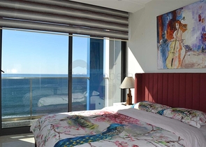 اطلالة بحر مباشرة - مجمع فاخر - غرفتين وصالة مفروشة / مهموتلار / الانيا 