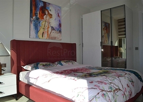 اطلالة بحر مباشرة - مجمع فاخر - غرفتين وصالة مفروشة / مهموتلار / الانيا 