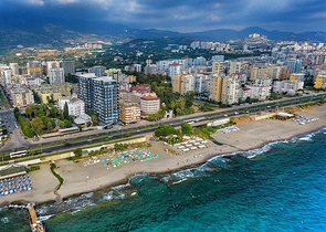 اطلالة بحر مباشرة - مجمع فاخر - غرفتين وصالة مفروشة / مهموتلار / الانيا 