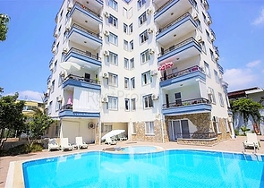 شقة غرفة وصالة - اكساء واثاث جديد - في منطقة حيوية - اوبا / الانيا 