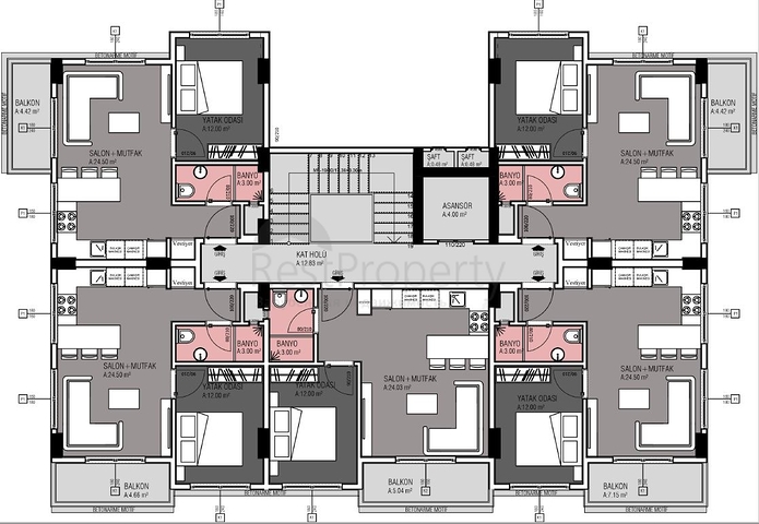 اطلالة بحرية - بالاقساط دون فوائد - مشروع قيد الانشاء / كارجي جاك / الانيا 