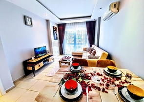 سعر مميز - شقة غرفة وصالة - مفروشة - في مهموتلار / الانيا 