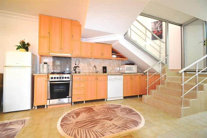 اطلالة بحر - دوبلكس مفروشة - سعر منافس - في ديمرتاش / الانيا 