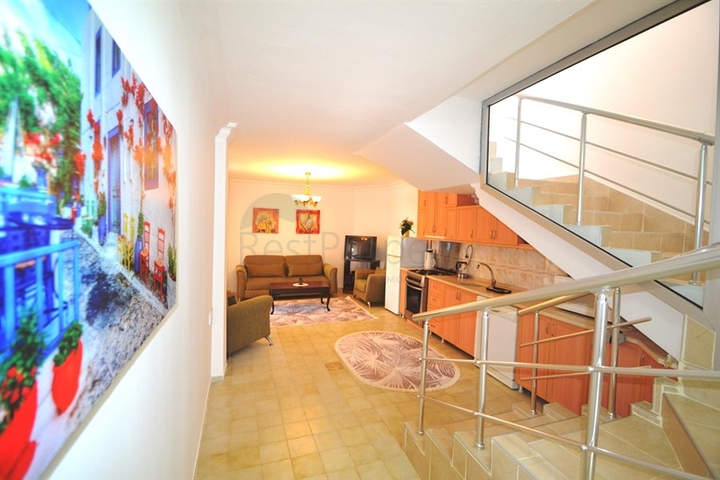 اطلالة بحر - دوبلكس مفروشة - سعر منافس - في ديمرتاش / الانيا 