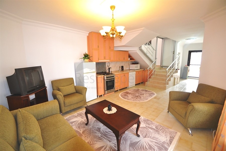 اطلالة بحر - دوبلكس مفروشة - سعر منافس - في ديمرتاش / الانيا 