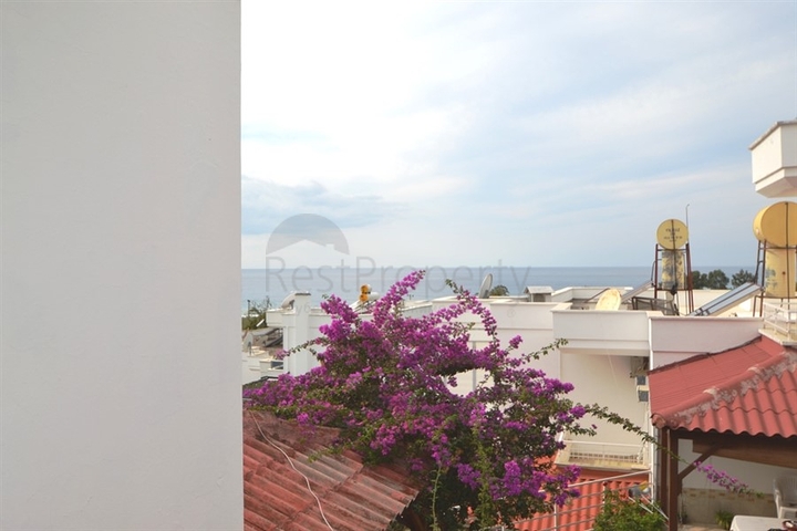 اطلالة بحر - دوبلكس مفروشة - سعر منافس - في ديمرتاش / الانيا 