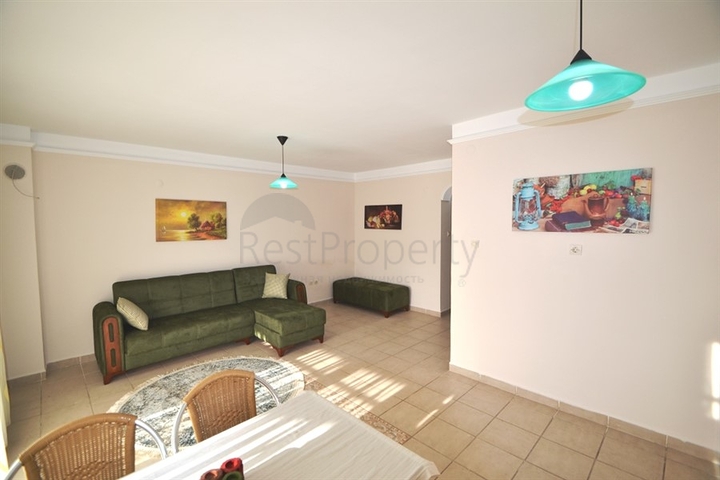 على البحر مباشرة - شقة 2 غرفة وصالة - في مهموتلار / الانيا 