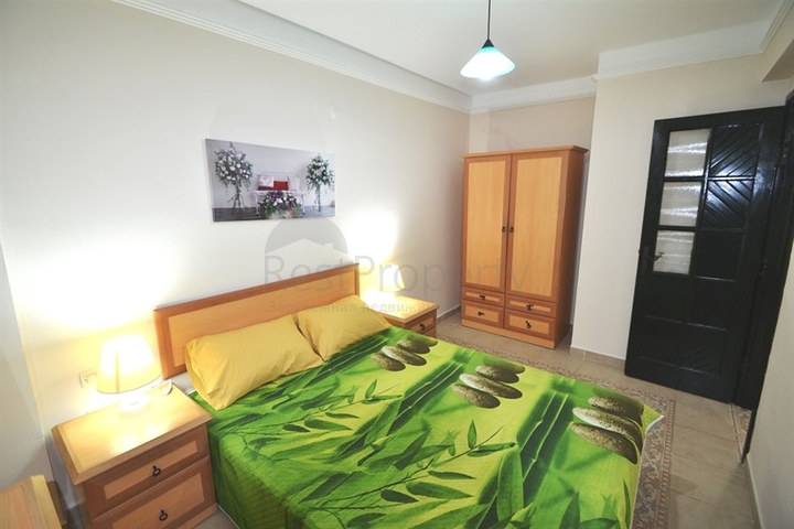 على البحر مباشرة - شقة 2 غرفة وصالة - في مهموتلار / الانيا 