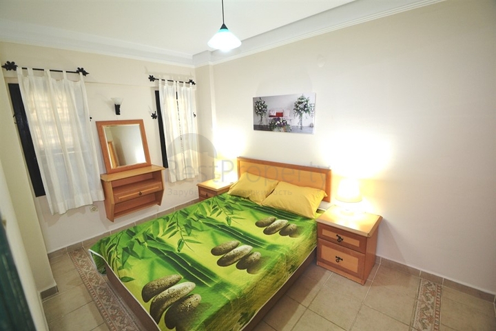 على البحر مباشرة - شقة 2 غرفة وصالة - في مهموتلار / الانيا 