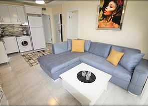 بسعر مفري - شقة غرفة وصالة مفروشة - مهموتلار / الانيا 