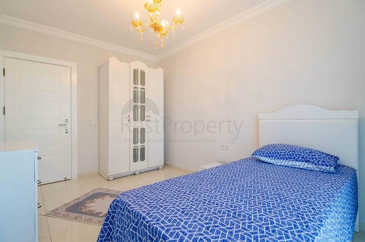 مجمع سكني فاخر - شقة 2 غرفة وصالة - فرش حديث - في مهموتلار / الانيا 