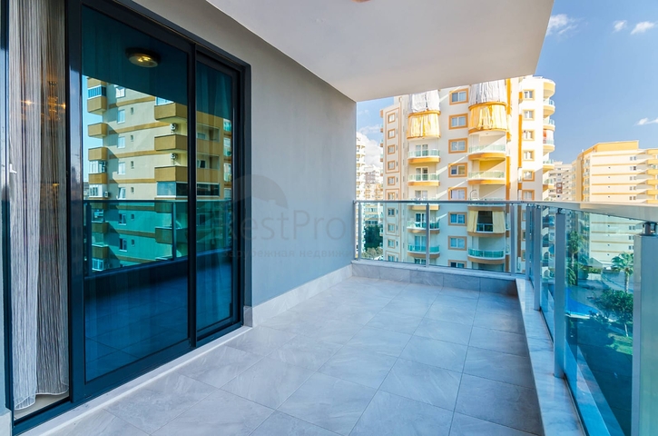 مجمع سكني فاخر - شقة 2 غرفة وصالة - فرش حديث - في مهموتلار / الانيا 