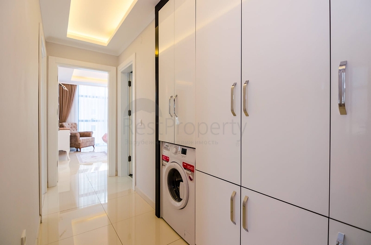 مجمع سكني فاخر - شقة 2 غرفة وصالة - فرش حديث - في مهموتلار / الانيا 