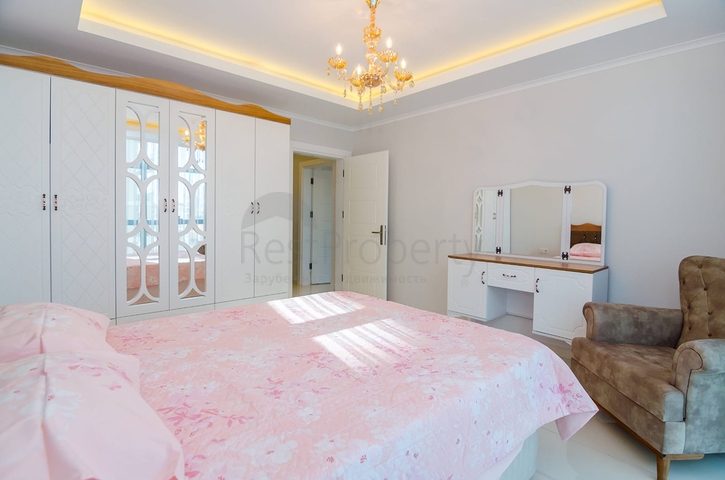 مجمع سكني فاخر - شقة 2 غرفة وصالة - فرش حديث - في مهموتلار / الانيا 