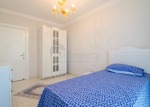 مجمع سكني فاخر - شقة 2 غرفة وصالة - فرش حديث - في مهموتلار / الانيا 