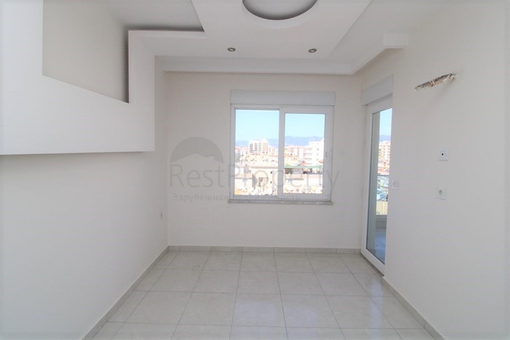 اطلالة بحر - شقة غرفة وصالة ضمن مجمع سكني - مهموتلار / الانيا 