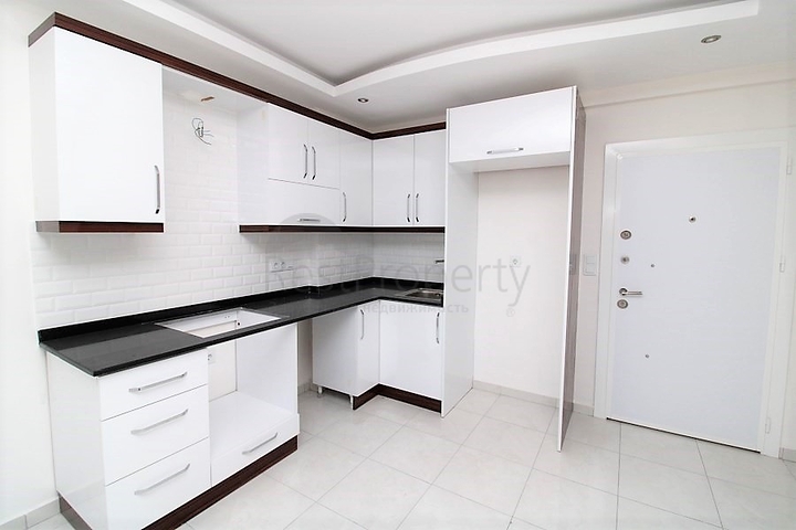 اطلالة بحر - شقة غرفة وصالة ضمن مجمع سكني - مهموتلار / الانيا 