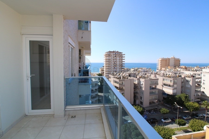 اطلالة بحر - شقة غرفة وصالة ضمن مجمع سكني - مهموتلار / الانيا 