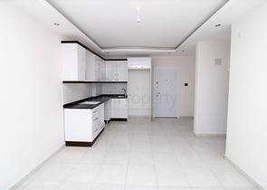 اطلالة بحر - شقة غرفة وصالة ضمن مجمع سكني - مهموتلار / الانيا 