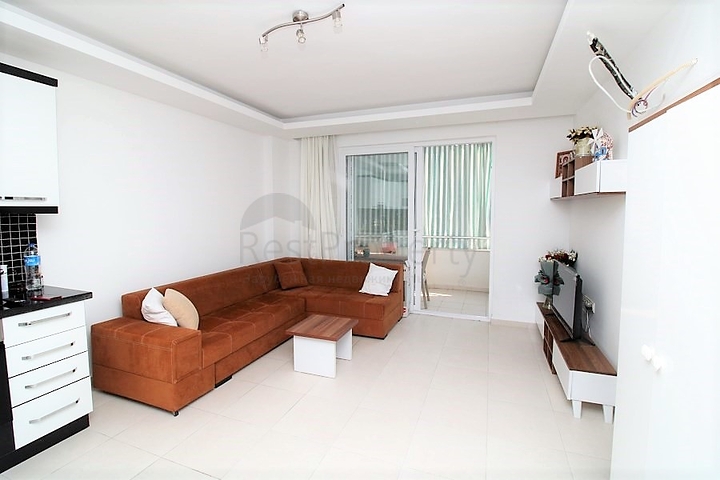 قريبة من البحر - شقة مفروشة - تصميم 1+1 - في مهموتلار / الانيا 