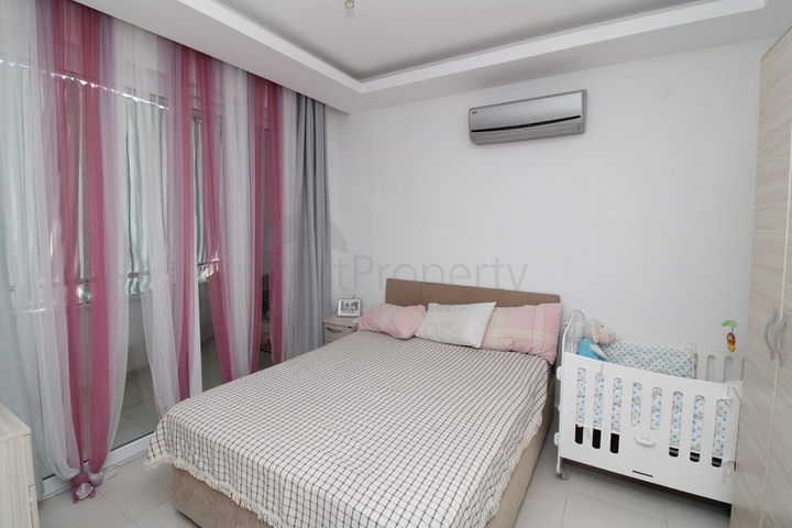 قريبة من البحر - شقة مفروشة - تصميم 1+1 - في مهموتلار / الانيا 