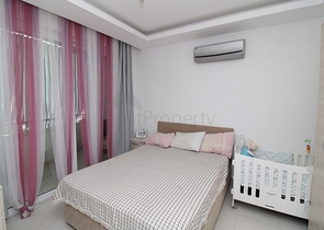 قريبة من البحر - شقة مفروشة - تصميم 1+1 - في مهموتلار / الانيا 