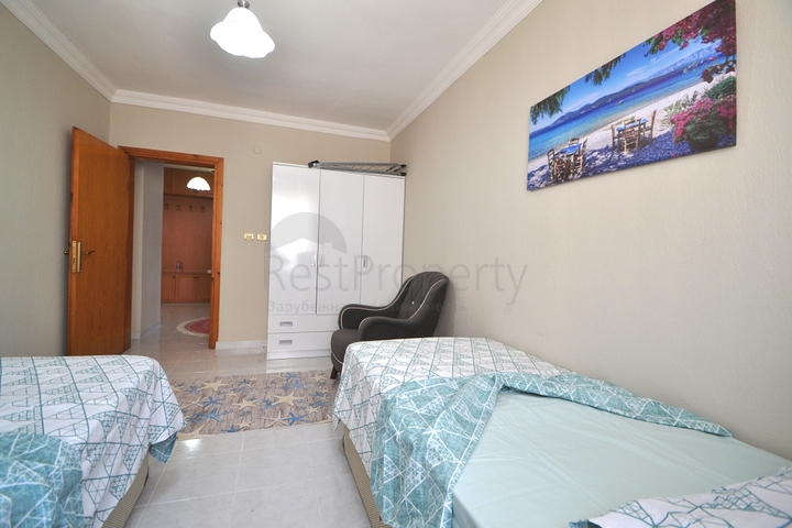 منطقة حيوية وقريبة من البحر - شقة غرفتين وصالة مفروشة - مهموتلار / الانيا 