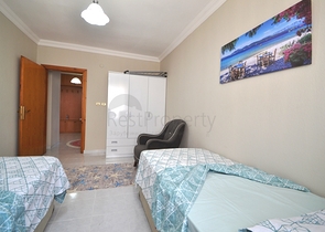 منطقة حيوية وقريبة من البحر - شقة غرفتين وصالة مفروشة - مهموتلار / الانيا 