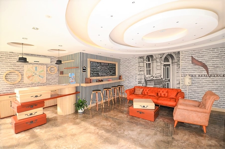 شقة فاخرة - غرفتين وصالة -مفروشة - مهموتلار / الانيا 