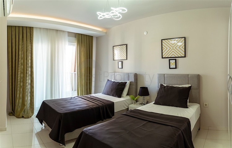 شقة فاخرة - غرفتين وصالة -مفروشة - مهموتلار / الانيا 